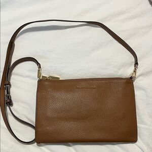 Michael Kors Tan Leather Crossbody Bag
